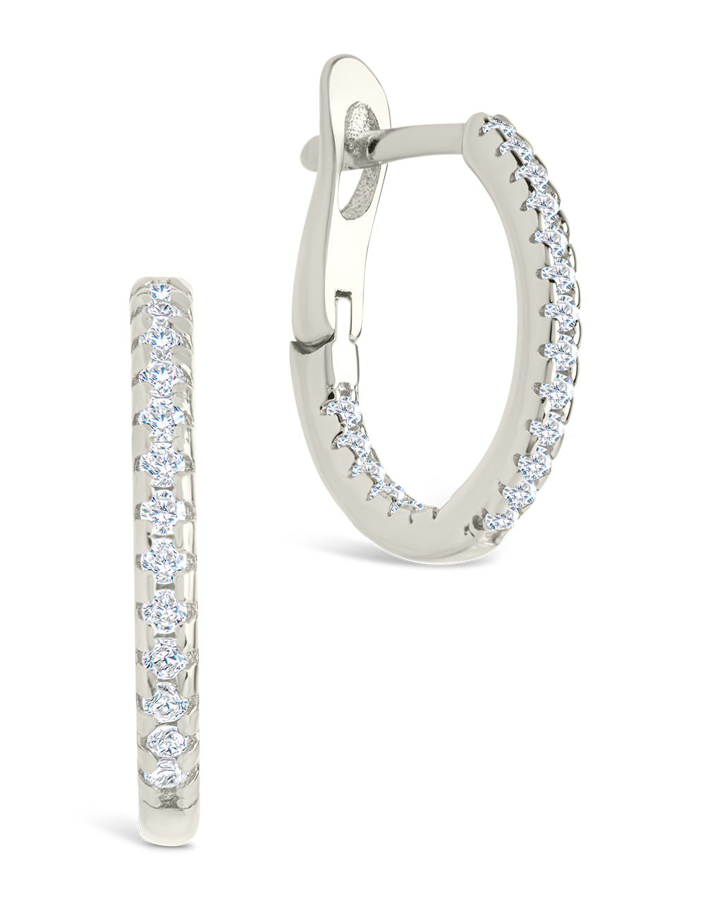 Lilia CZ Infinity Hoops