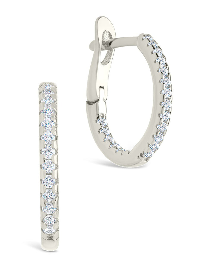 Lilia CZ Infinity Hoops