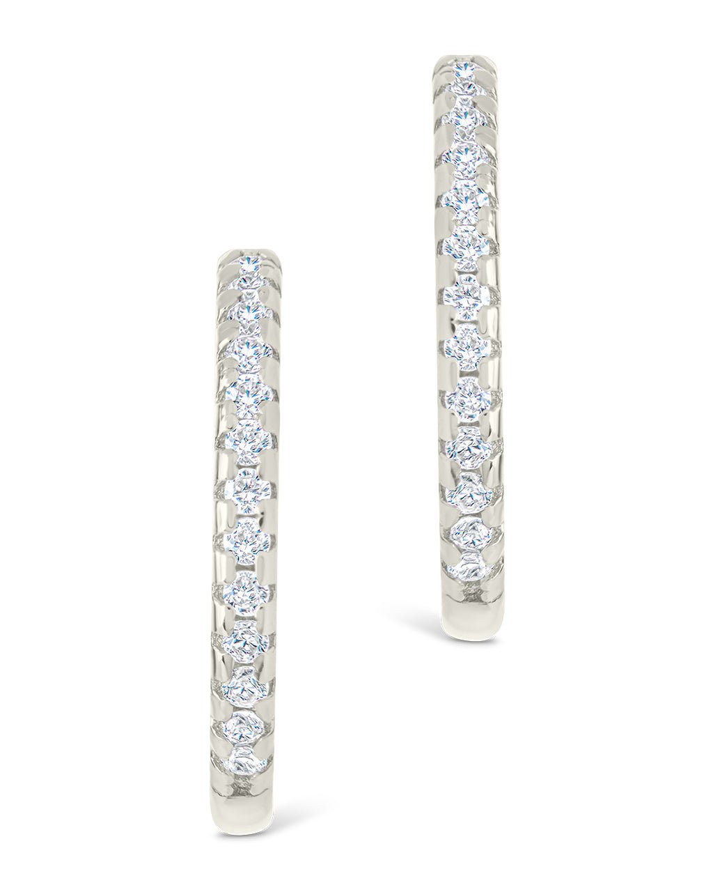 Lilia CZ Infinity Hoops