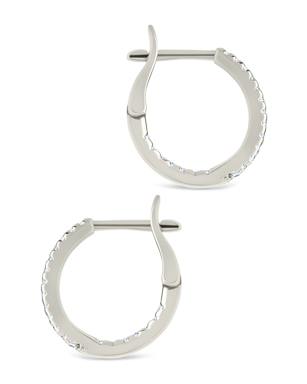 Lilia CZ Infinity Hoops