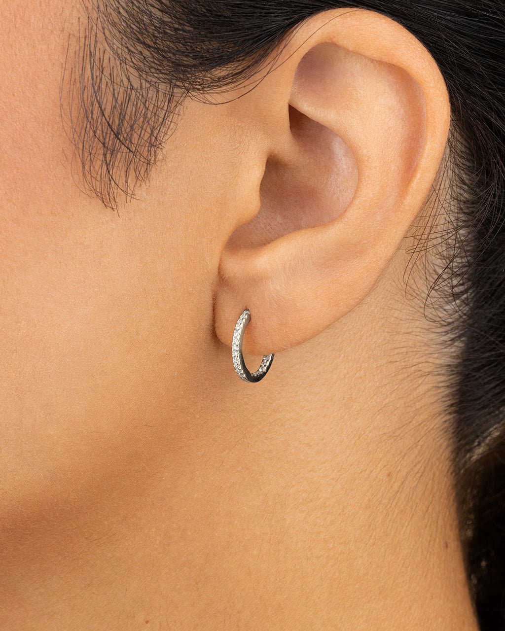 Lilia CZ Infinity Hoops