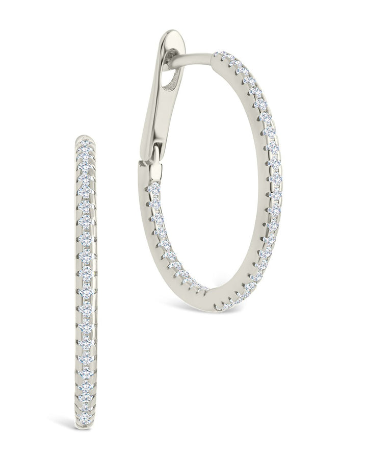 Lilia CZ Infinity Hoops