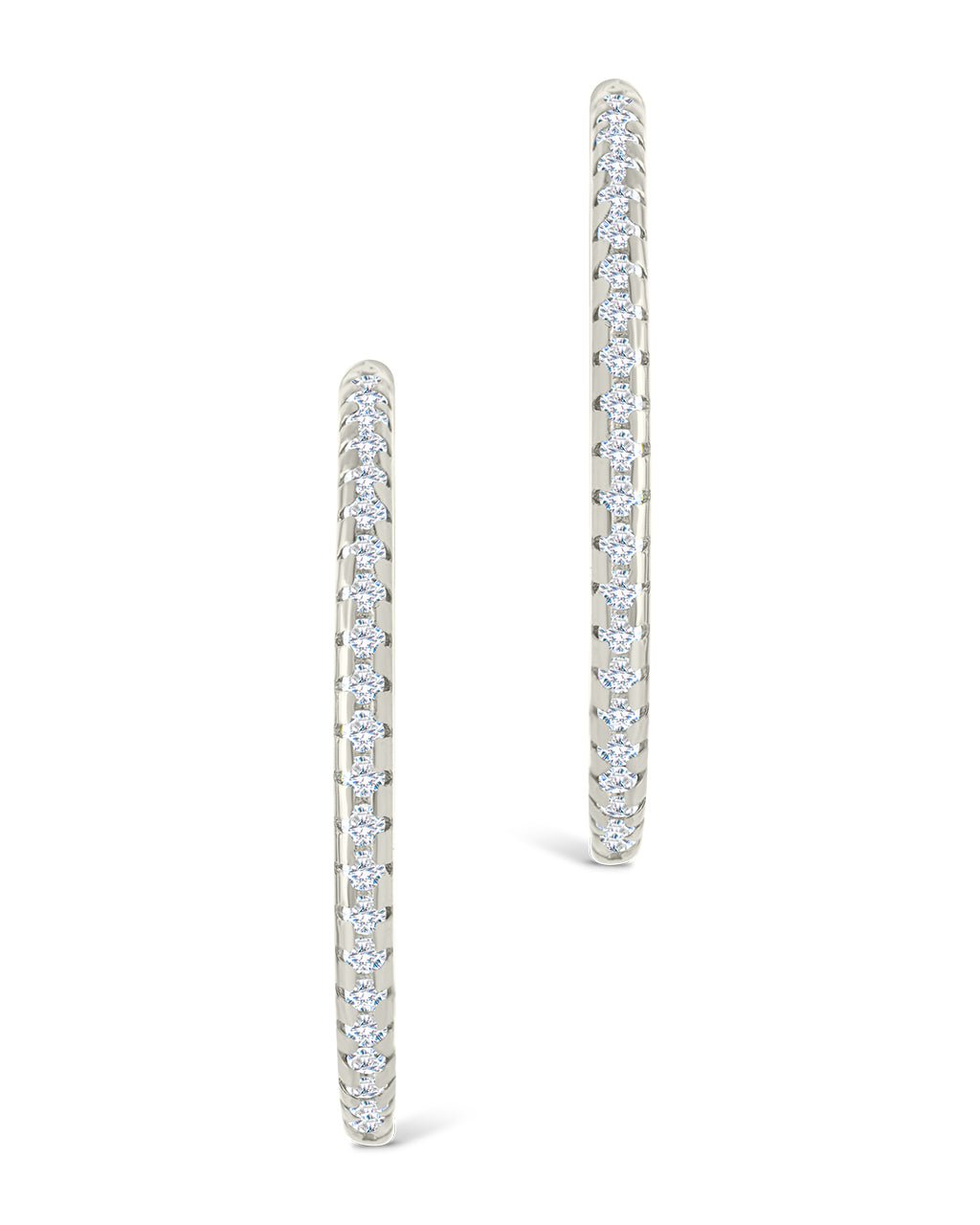 Lilia CZ Infinity Hoops