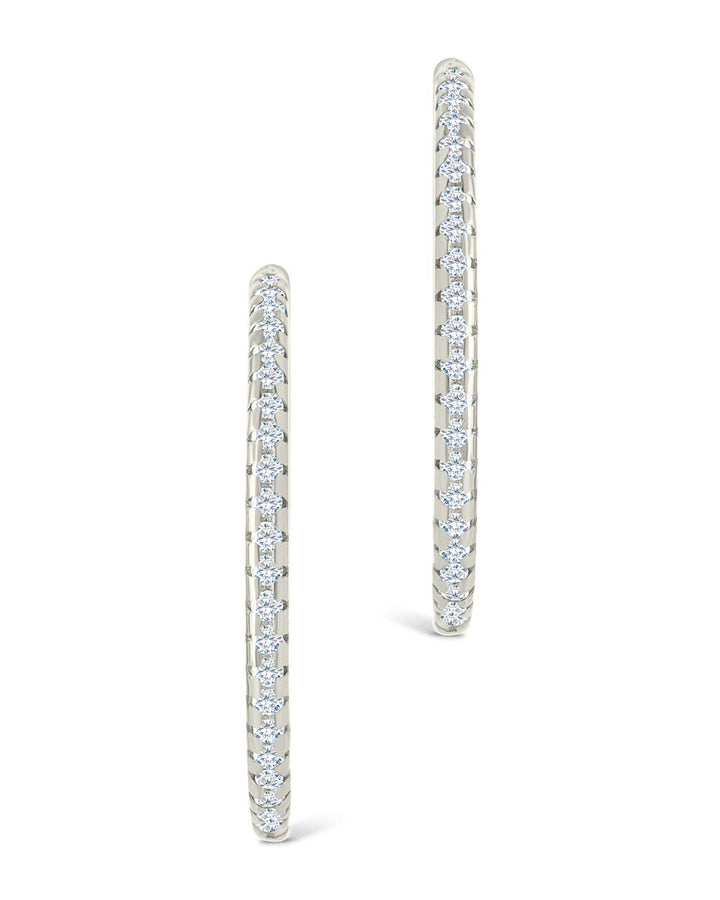 Lilia CZ Infinity Hoops