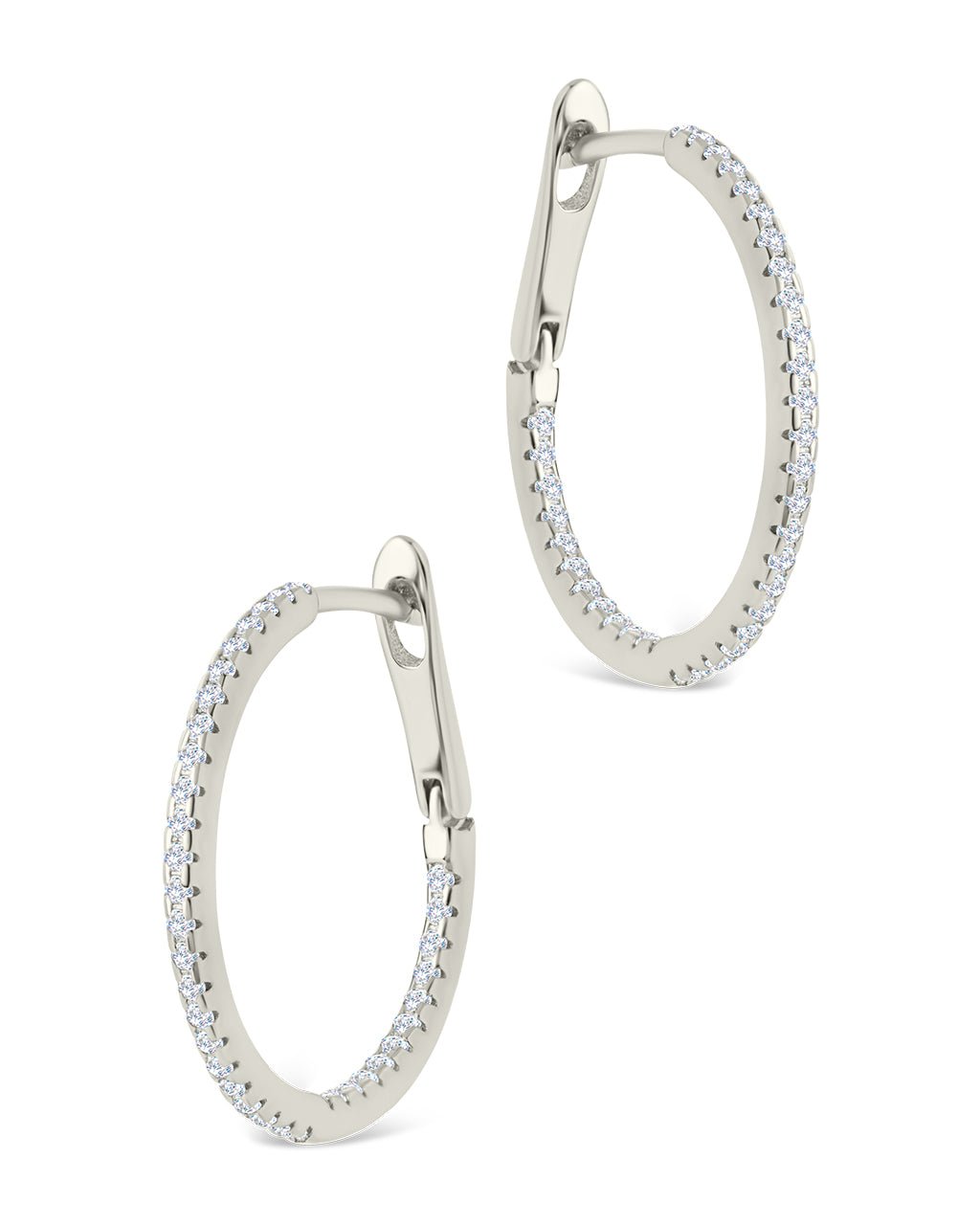 Lilia CZ Infinity Hoops