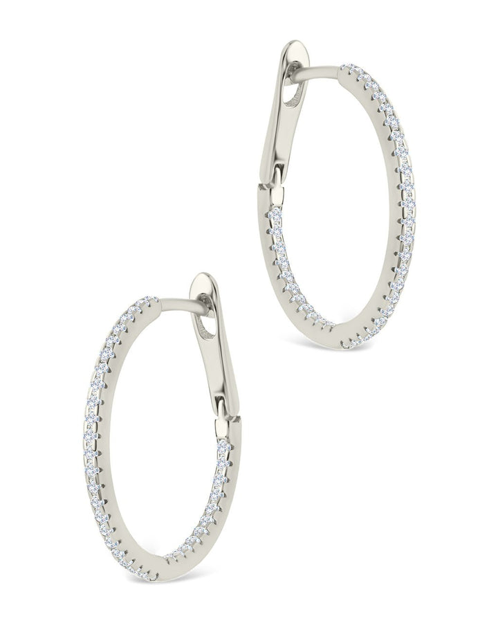 Lilia CZ Infinity Hoops