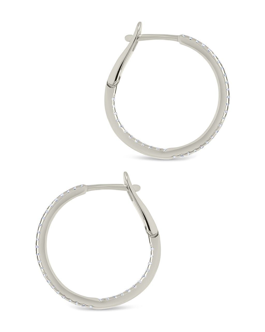 Lilia CZ Infinity Hoops