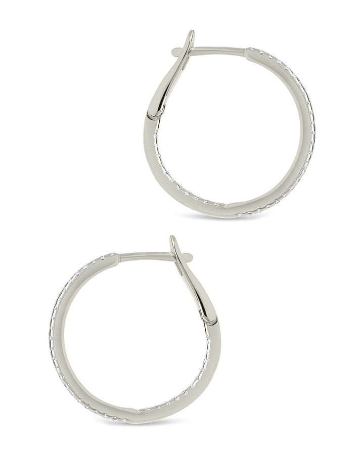Lilia CZ Infinity Hoops