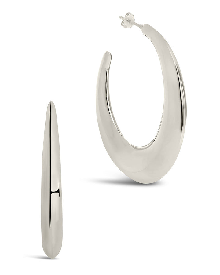 Trixie Tube Hoop Earrings by Sterling Forever