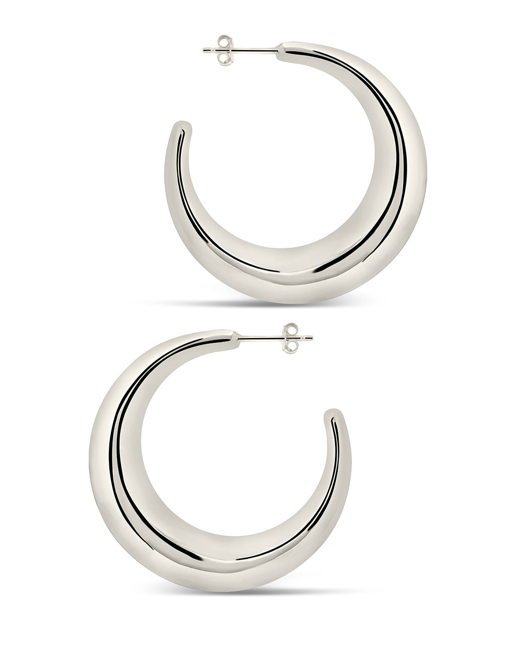 Trixie Tube Hoop Earrings by Sterling Forever