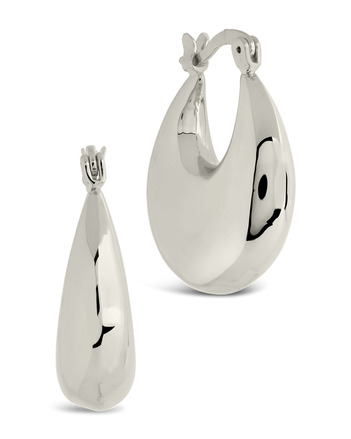 Brooklyn Chunky Tube Hoop Earrings