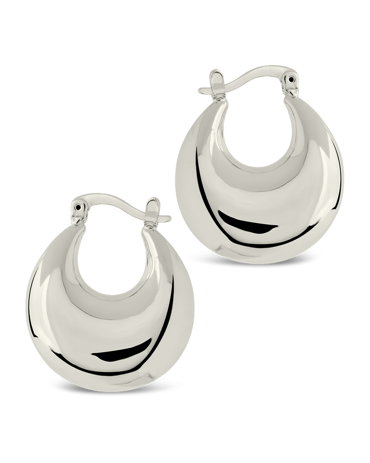 Brooklyn Chunky Tube Hoop Earrings
