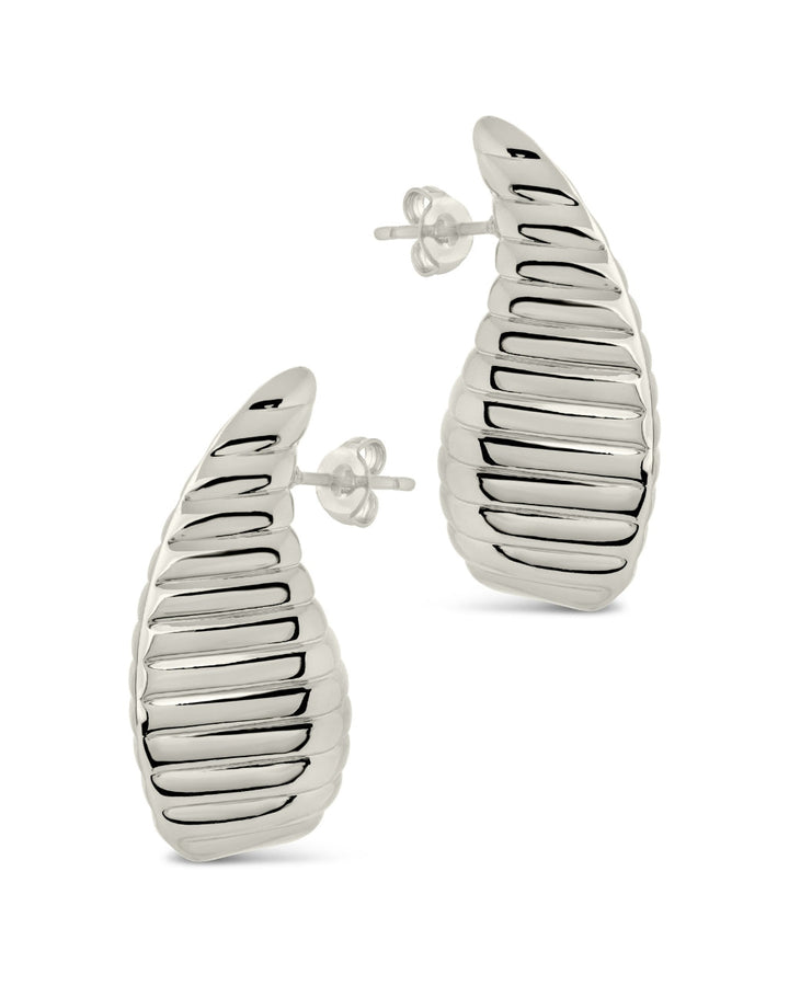 Vale Textured Stud Earrings