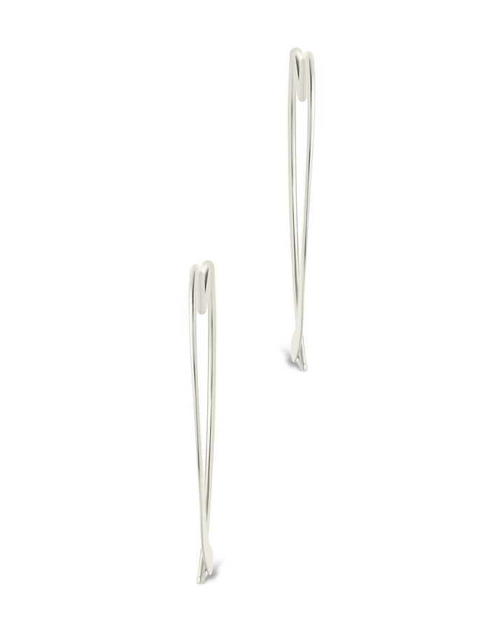 Rorie Heart Threader Hoops