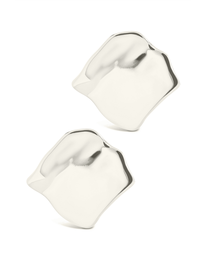 Vivien Molten Square Statement Studs