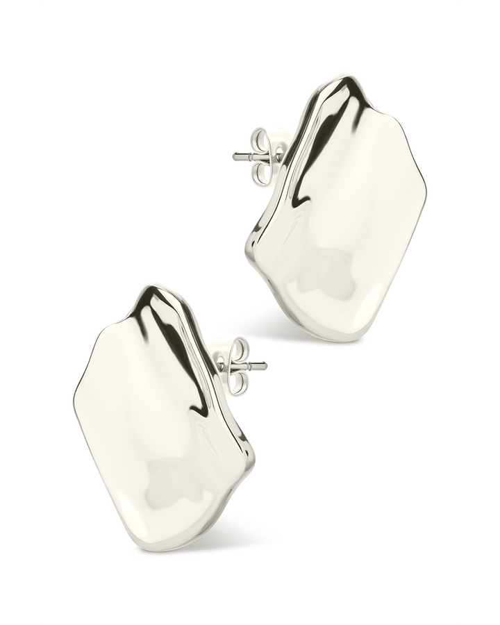 Vivien Molten Square Statement Studs