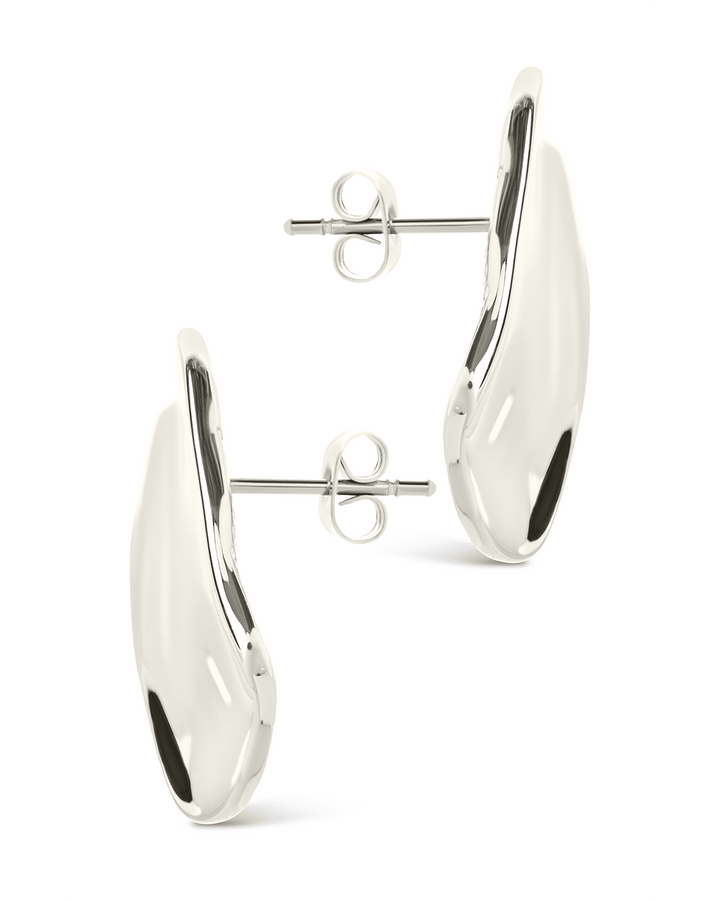 Vivien Molten Square Statement Studs