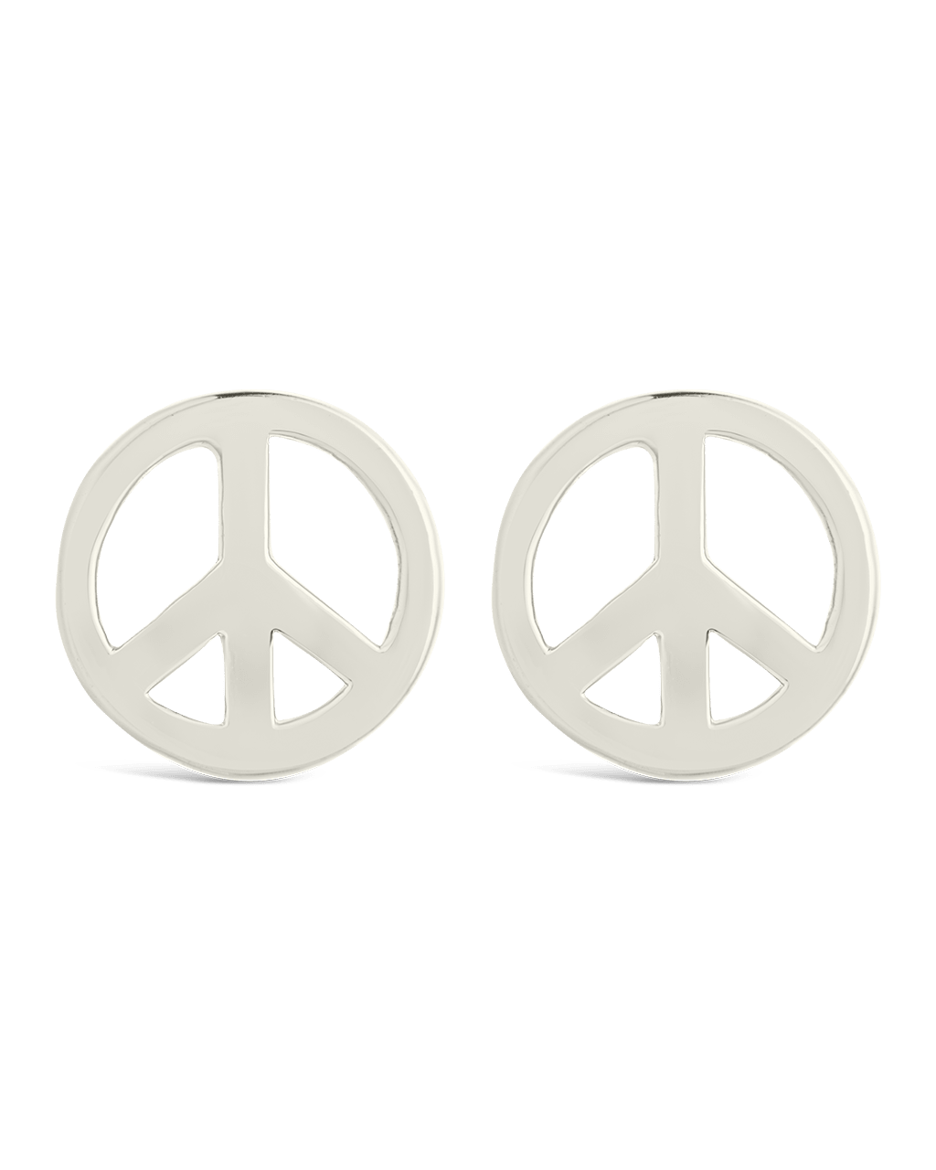 Peace Sign Studs