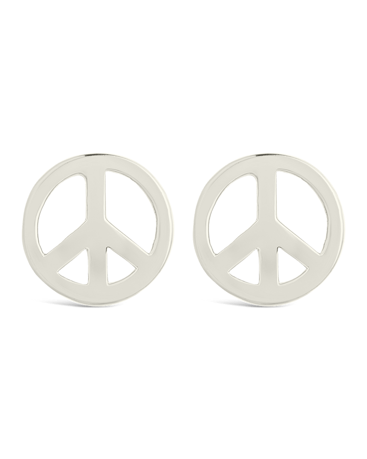 Peace Sign Studs