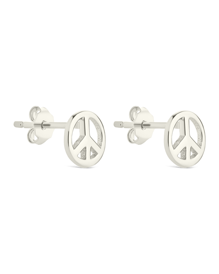 Peace Sign Studs