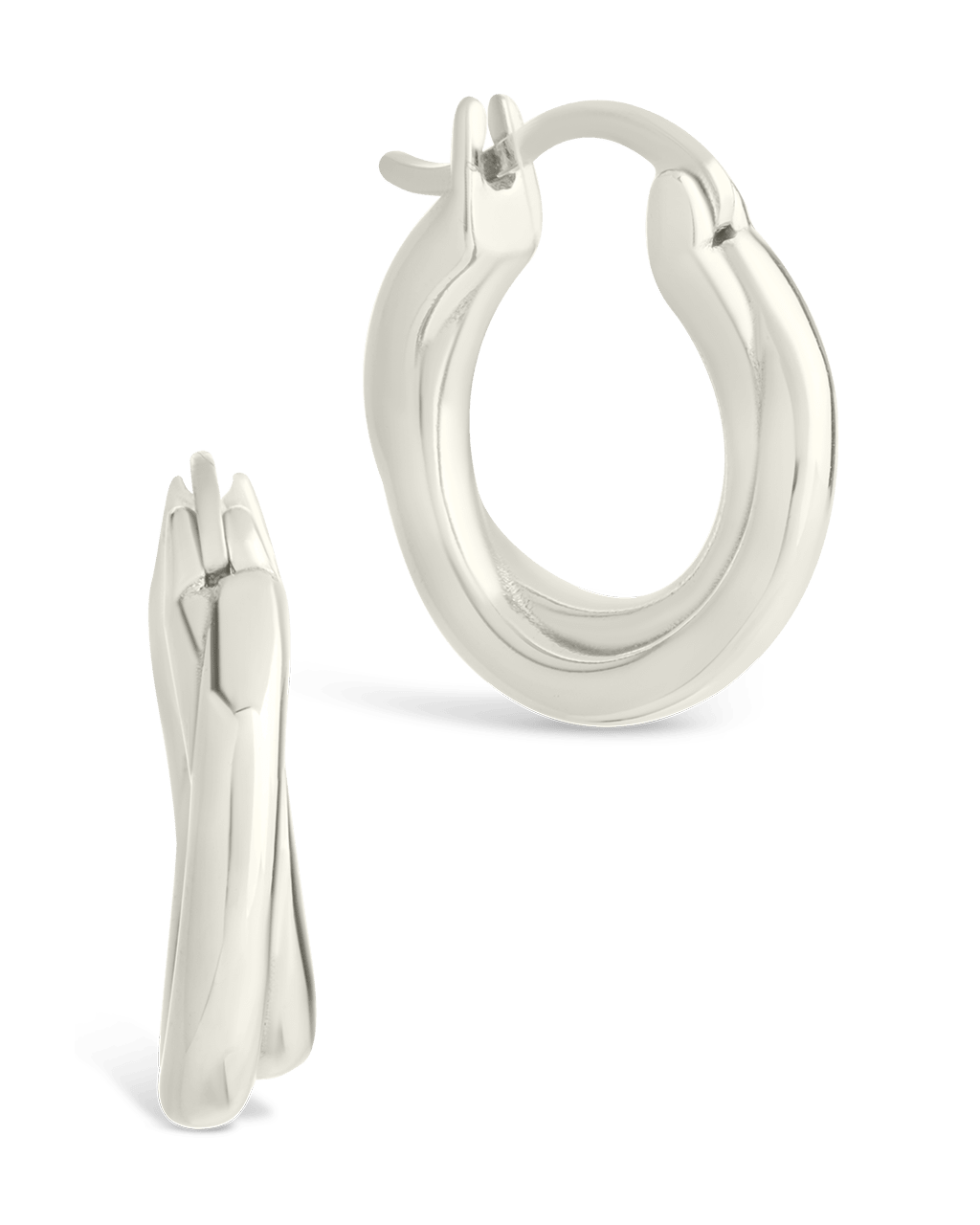 Janice Twisted Hoop Earrings
