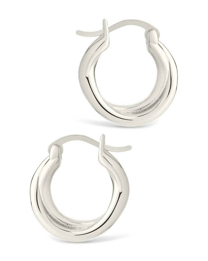 Janice Twisted Hoop Earrings