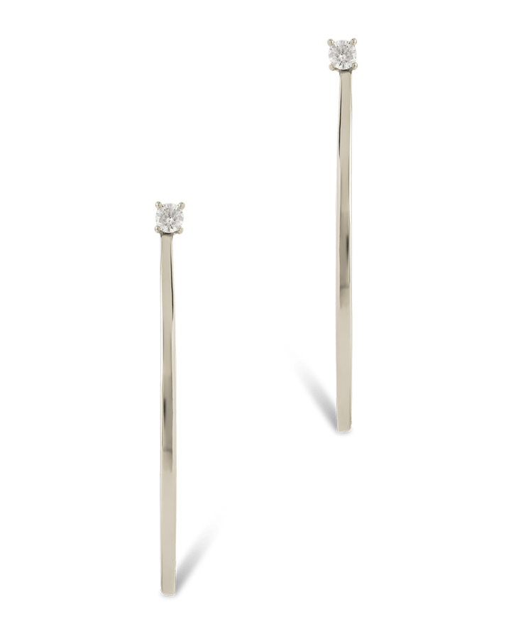 Kamryn Luxe Stone Accent Hoops