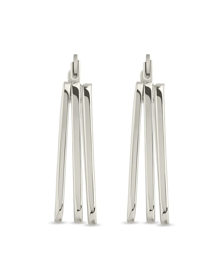 Belinda Textured Square Earrings