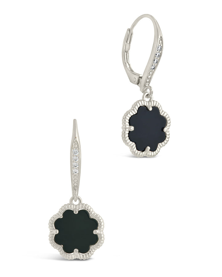 Rose Petal Short Drop Earrings