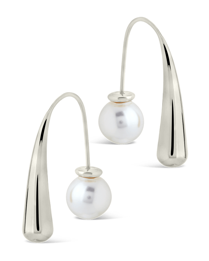 Heidi Pearl Threader Earrings