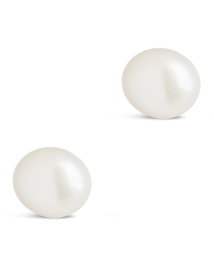 Baroque Pearl Stud Earrings