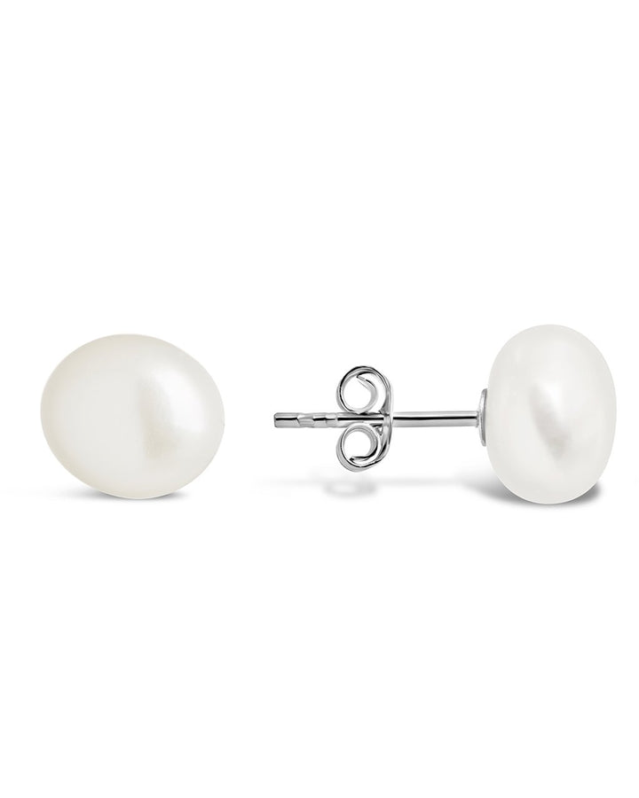 Baroque Pearl Stud Earrings