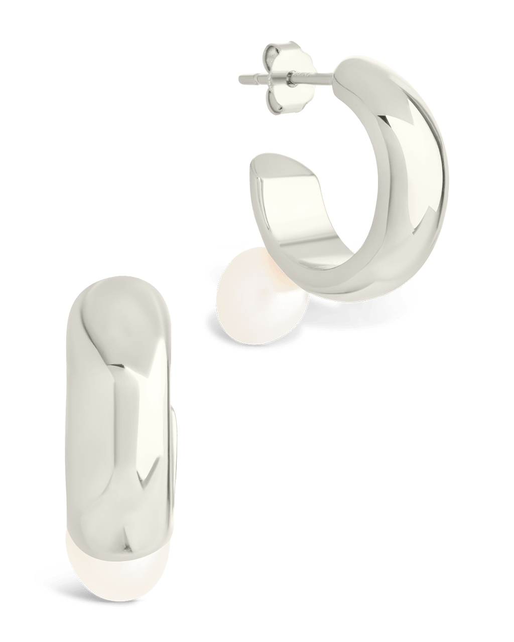 Micki Pearl Drop Stud Earrings