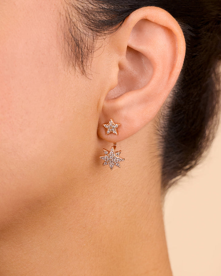 Starburst Jacket Earrings