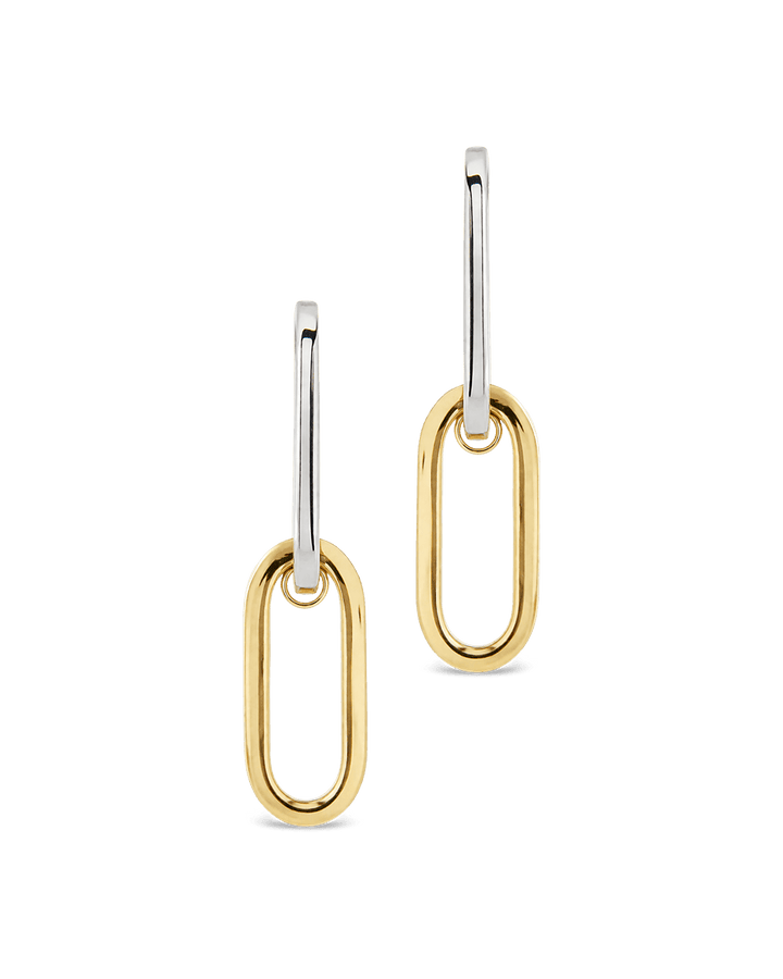 Doreen Mixed Metal Oval Drops