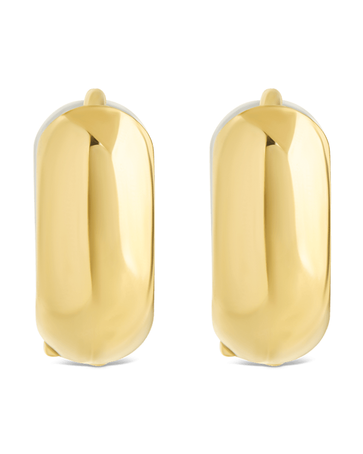 Betina Dual Tone Thick Micro Hoops