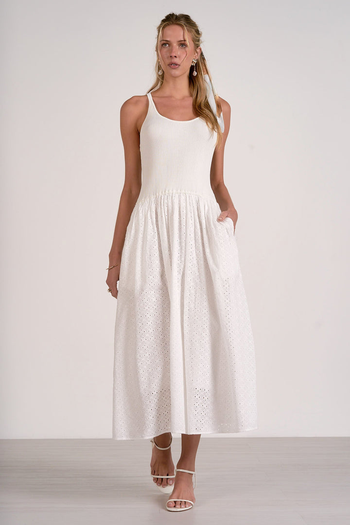 Eliana Dress White