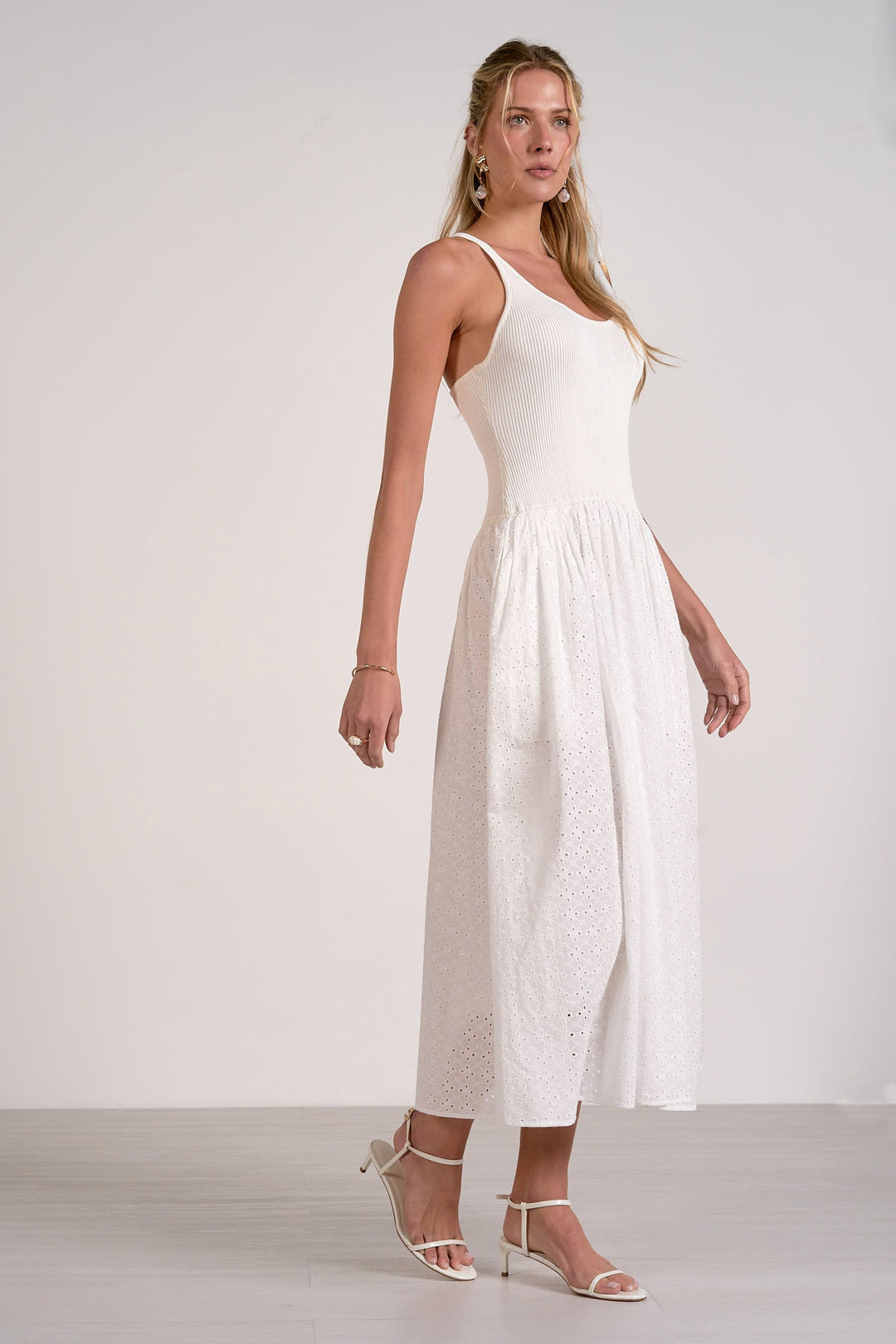 Eliana Dress White