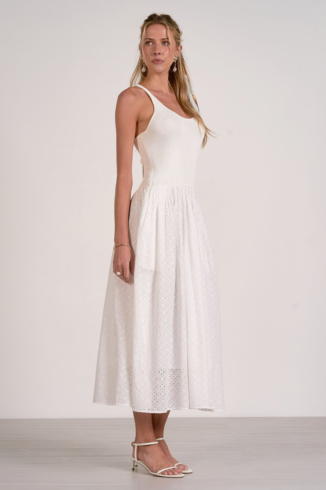 Eliana Dress White