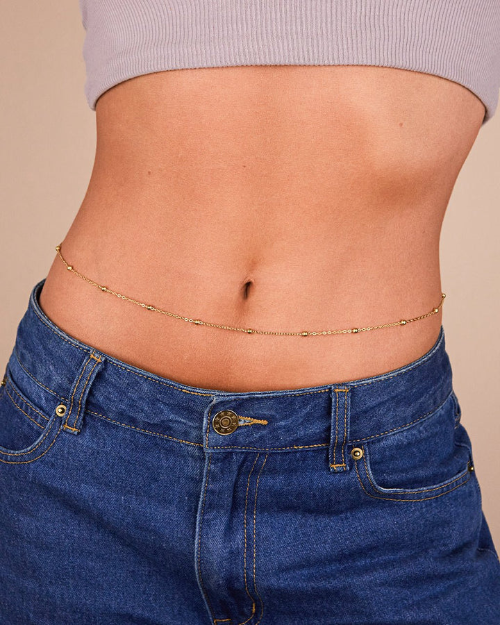 Magdalene Beaded Link Body Chain