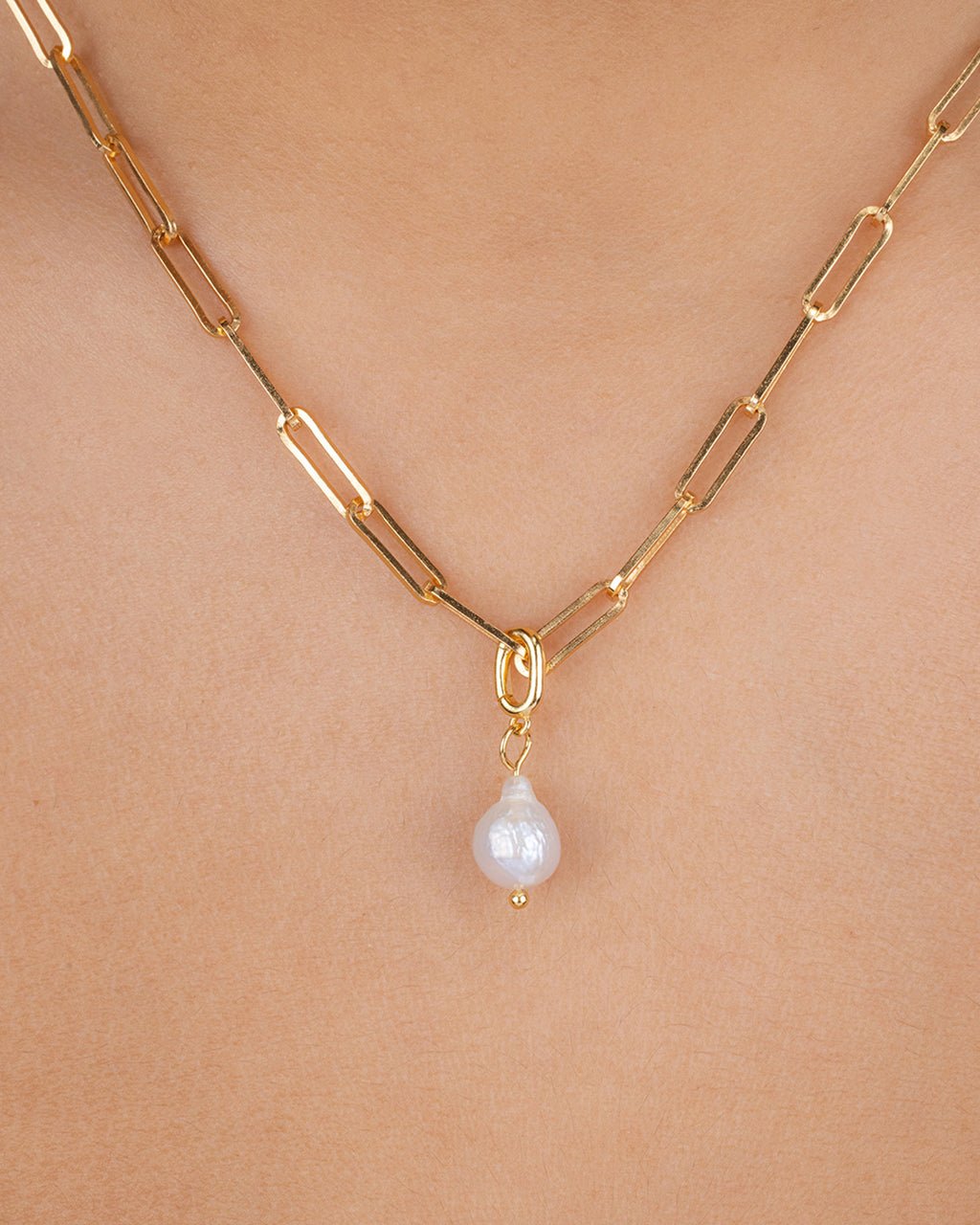 Baroque Pearl Charm
