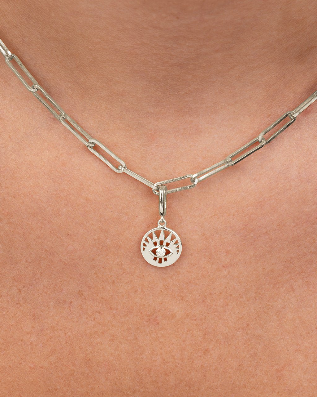 Evil Eye Disc Charm