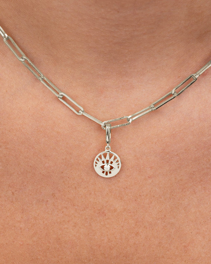 Evil Eye Disc Charm