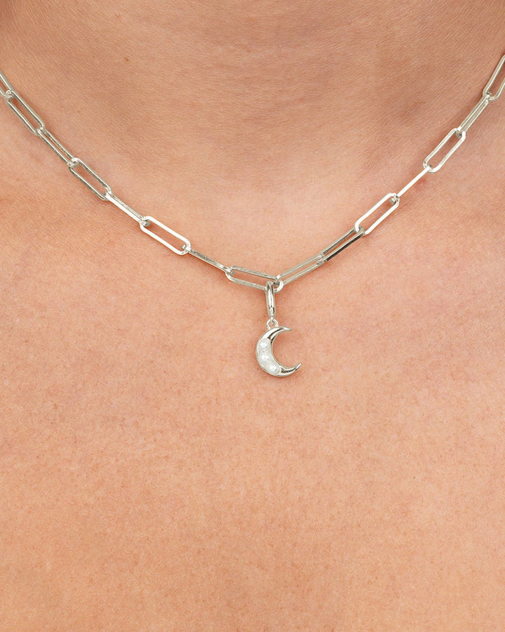 Pearl Moon Charm