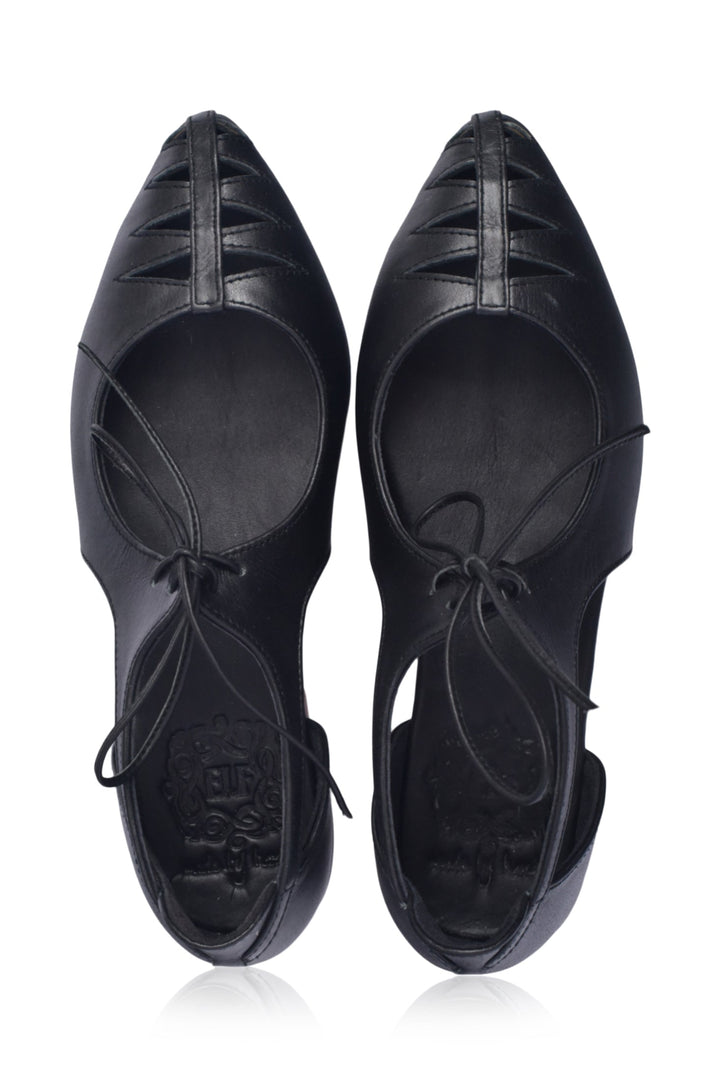 Eden Pointy Toe Ballet Flats by ELF