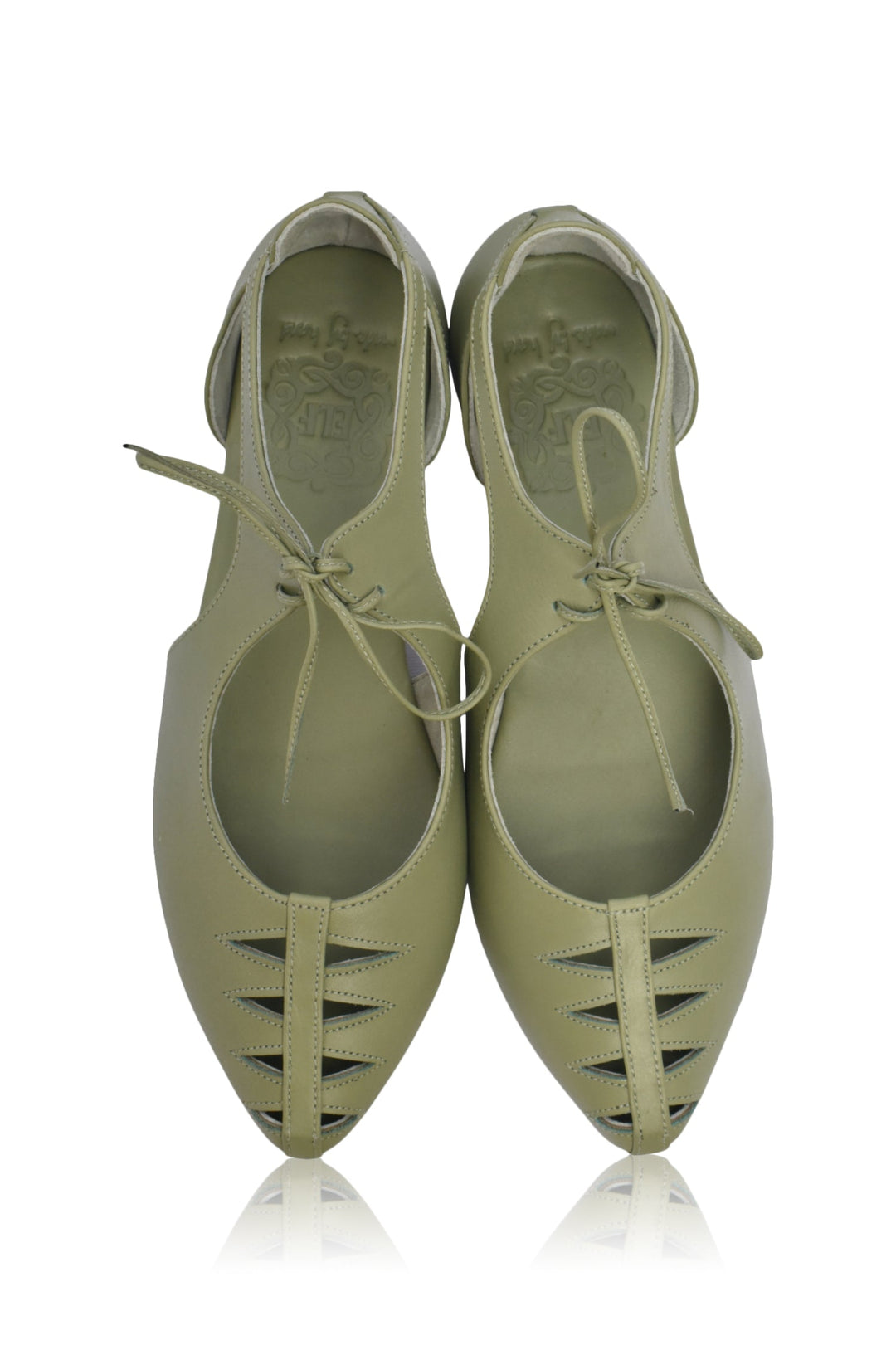 Eden Pointy Toe Ballet Flats by ELF