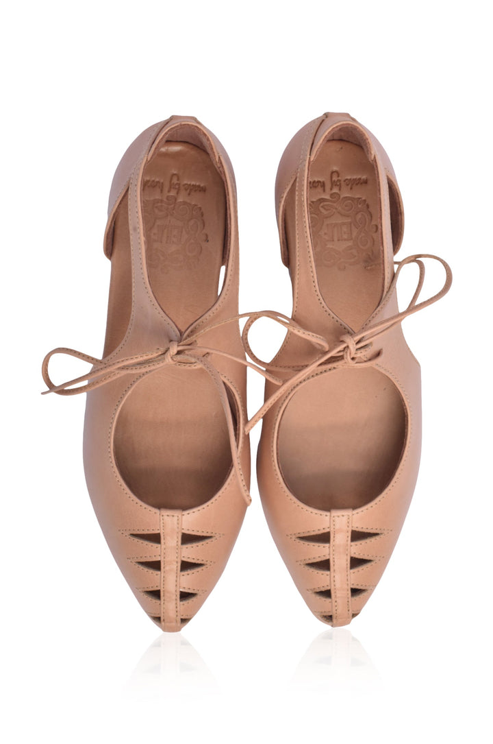 Eden Pointy Toe Ballet Flats by ELF