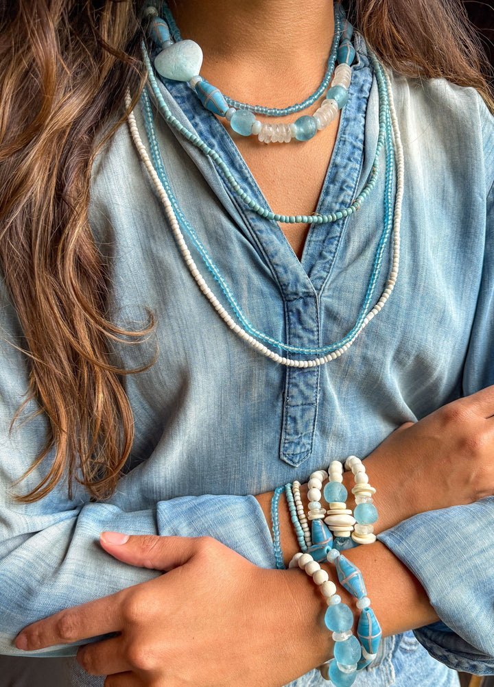 Simple Seed Trio Set | Carolina Blue