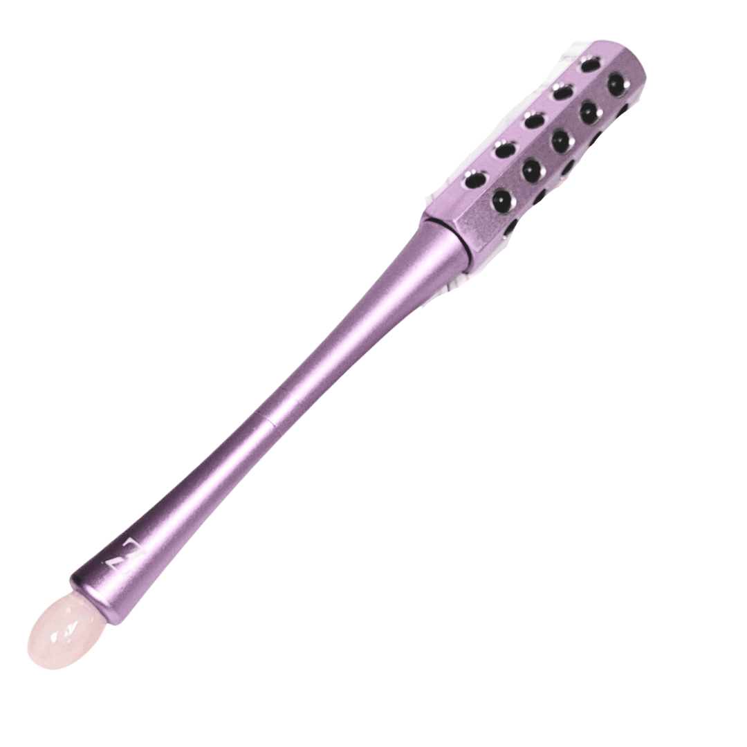 Aria Germanium Massage Roller with Rose Quartz stone by ZAQ Skin & Body