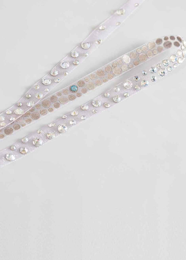 Emilia Narrow Crystal Belt